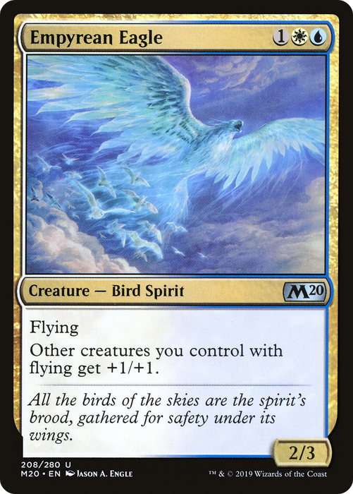 Empyrean Eagle (M20-208) - uncommon - Foil