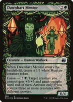 Dawnhart Mentor (MID-300) - uncommon: (Showcase)