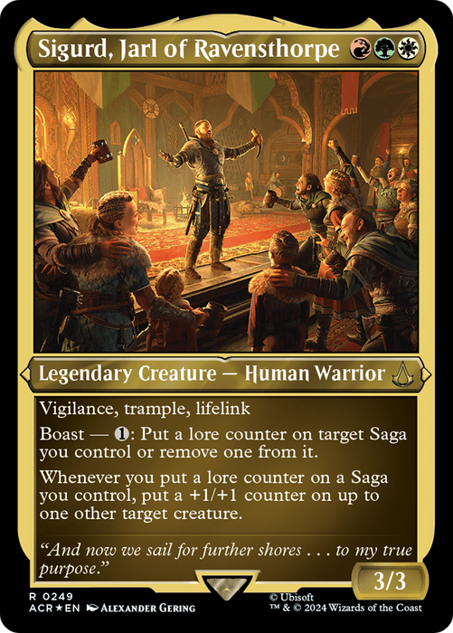 Sigurd, Jarl of Ravensthorpe (ACR-249) - rare - Etched Foil