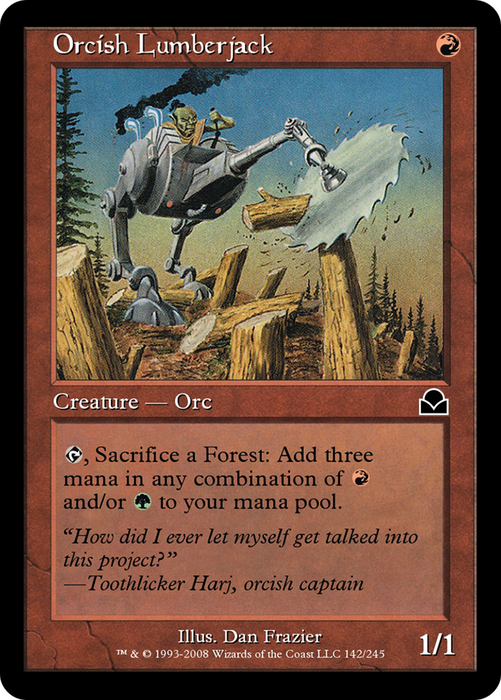 Orcish Lumberjack (ME2-142) - common - Foil