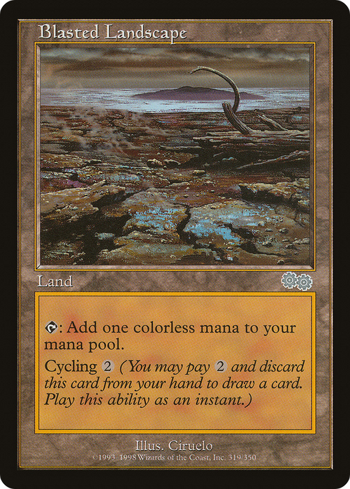 Blasted Landscape (USG-319) - uncommon