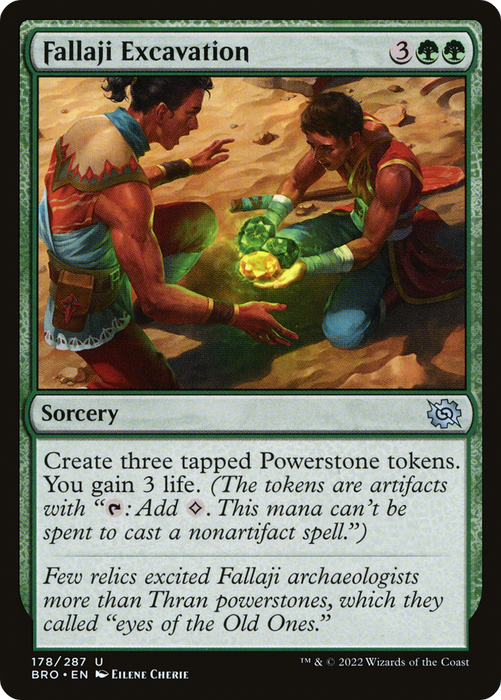 Fallaji Excavation (BRO-178) - uncommon - Foil