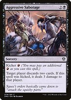 Aggressive Sabotage (DMU-078) - common - Foil