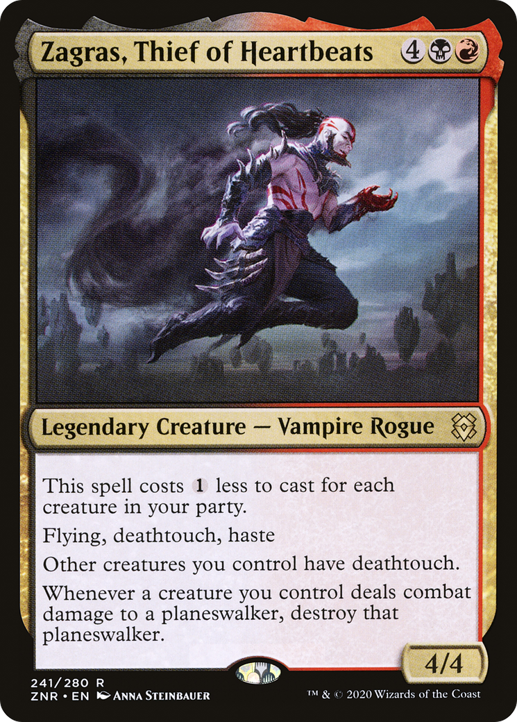 Zagras, Thief of Heartbeats (ZNR-241) - rare - Foil