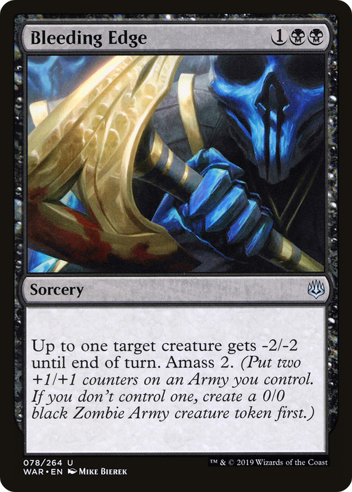 Bleeding Edge (WAR-078) - uncommon - Foil