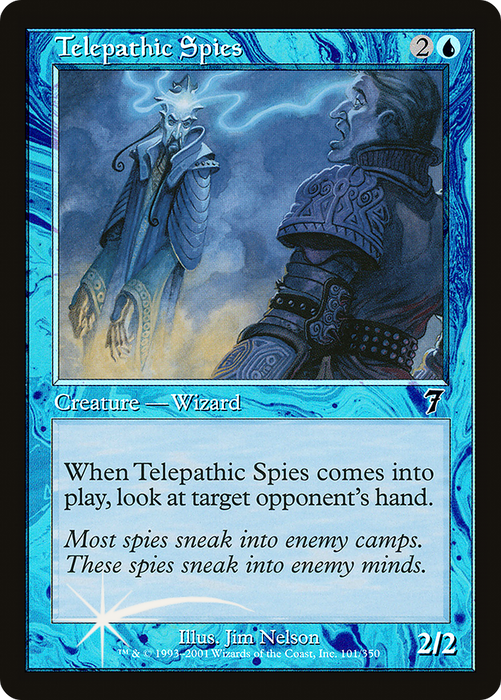 Telepathic Spies (7ED-101★) - common - Foil
