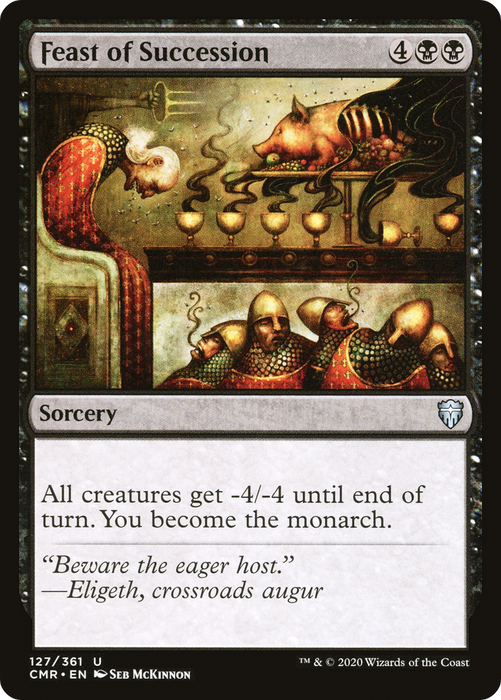 Feast of Succession (CMR-127) - uncommon - Foil
