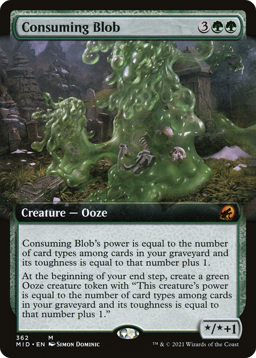 Consuming Blob (MID-362) - mythic: (Extended Art) - Foil