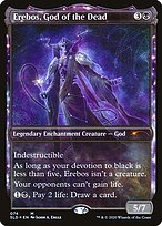 Erebos, God of the Dead (SLD-074) - mythic: (enchantment, Showcase) - Foil