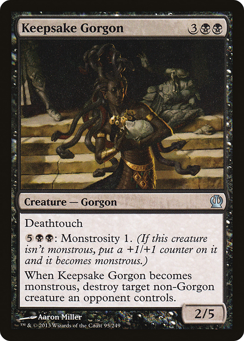 Keepsake Gorgon (THS-093) - uncommon - Foil