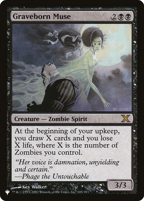 Graveborn Muse (LIST-10E-145) - rare