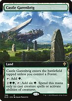 Castle Garenbrig (ELD-388) - rare: (Extended Art) - Foil