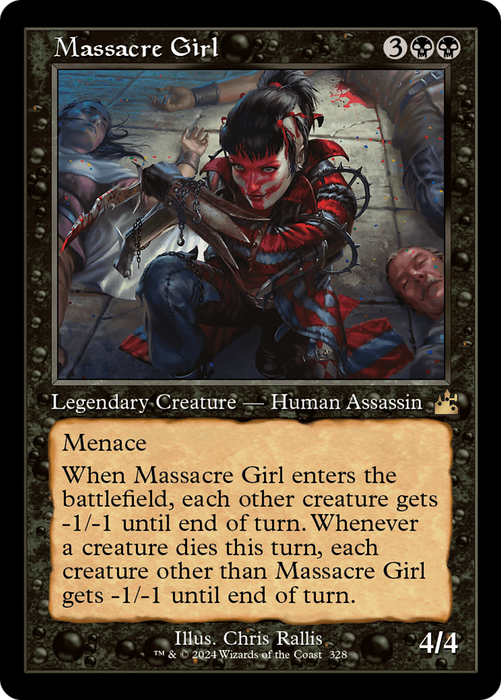 Massacre Girl (RVR-328) - rare - Foil