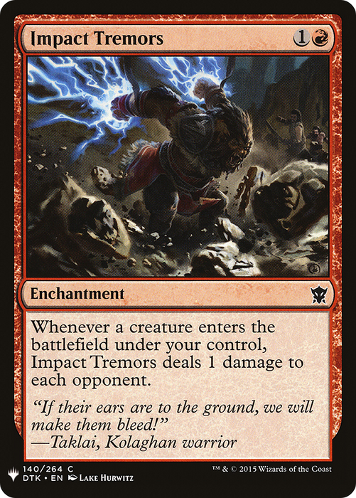 Impact Tremors (LIST-DTK-140) - common
