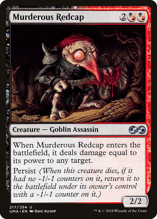 Murderous Redcap (UMA-217) - uncommon - Foil