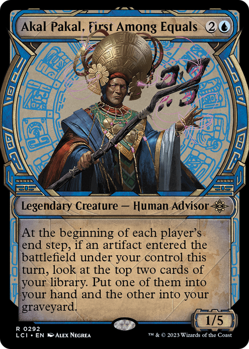 Akal Pakal, First Among Equals (LCI-292) - rare: (Showcase) - Foil