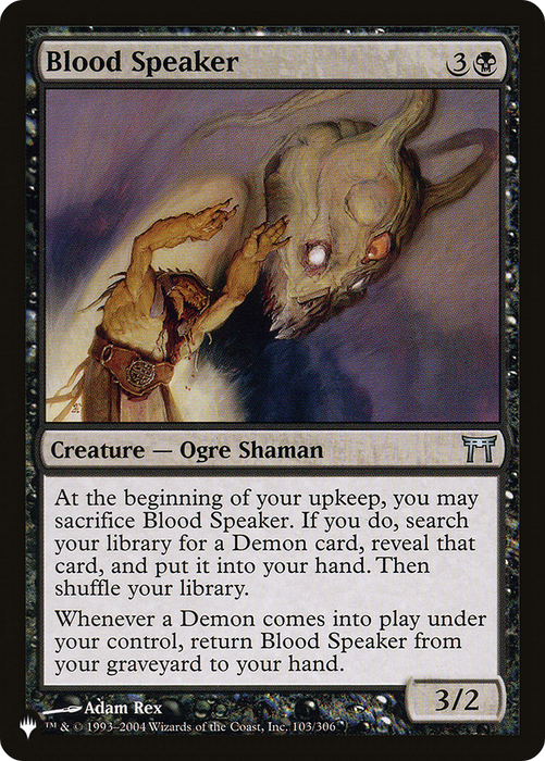 Blood Speaker (LIST-CHK-103) - uncommon