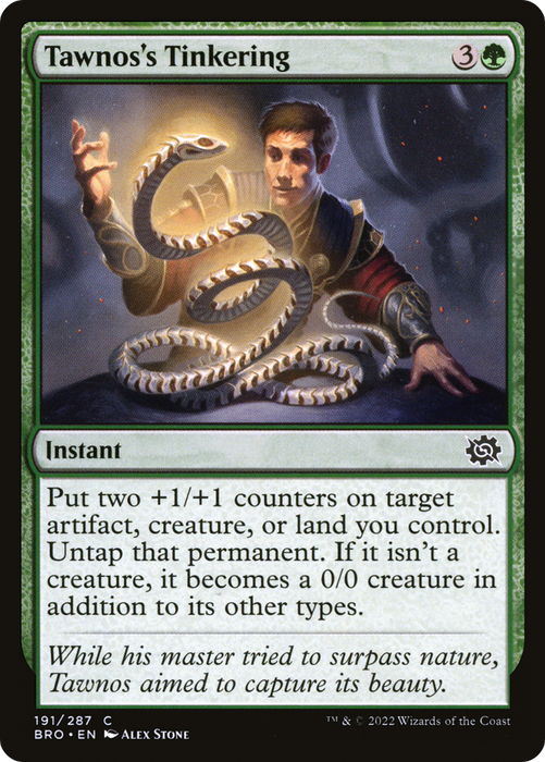 Tawnos's Tinkering (BRO-191) - common - Foil