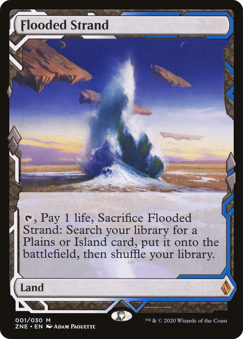 Flooded Strand (ZNE-001) - mythic - Foil