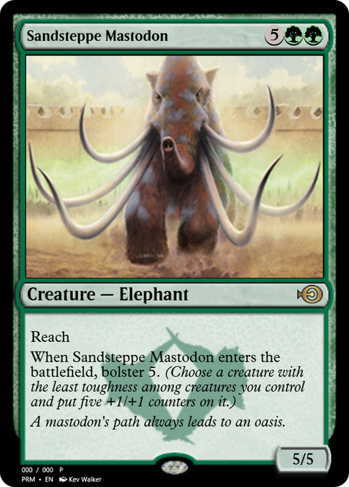 Sandsteppe Mastodon (PRM-55721) - rare - Foil