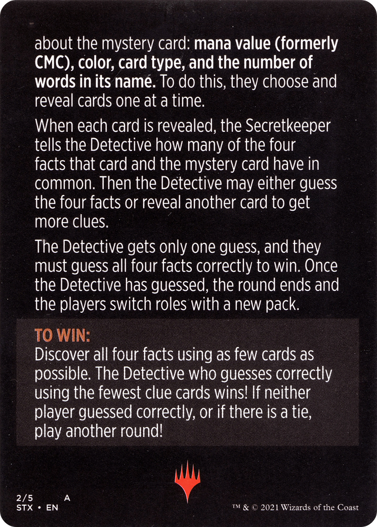 Booster Sleuth // Booster Sleuth (cont'd) (MSTX-002) - common - Foil