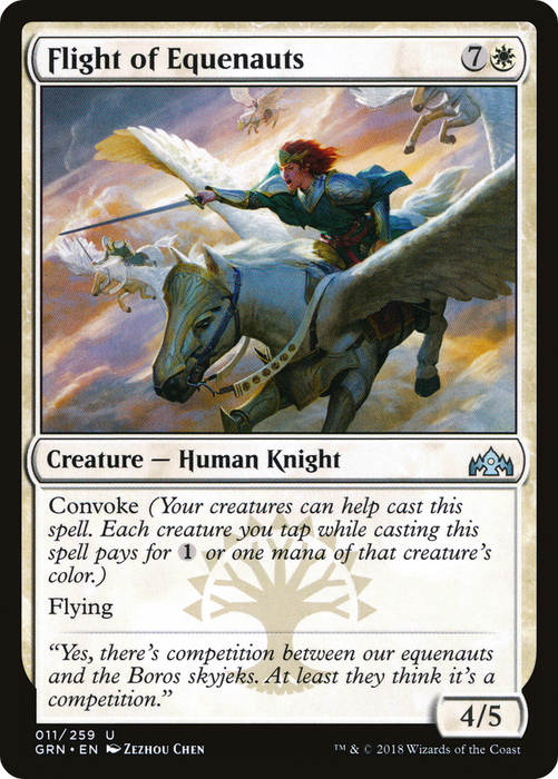 Flight of Equenauts (GRN-011) - uncommon