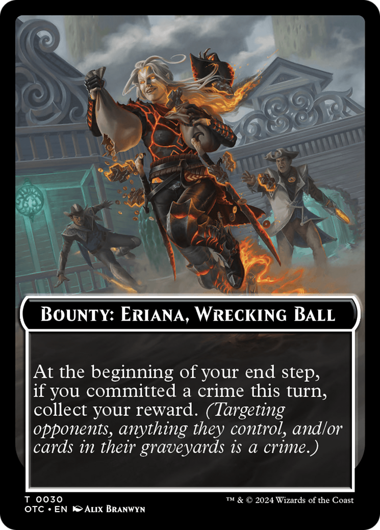 Bounty: Eriana, Wrecking Ball // Wanted! (TOTC-030) - common