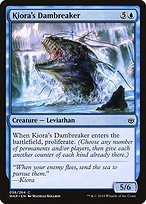 Kiora's Dambreaker (WAR-058) - common - Foil