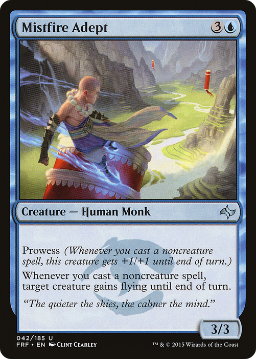 Mistfire Adept (FRF-042) - uncommon - Foil
