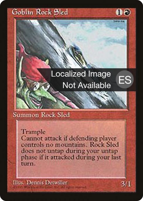 Goblin Rock Sled (4BB-199) - common