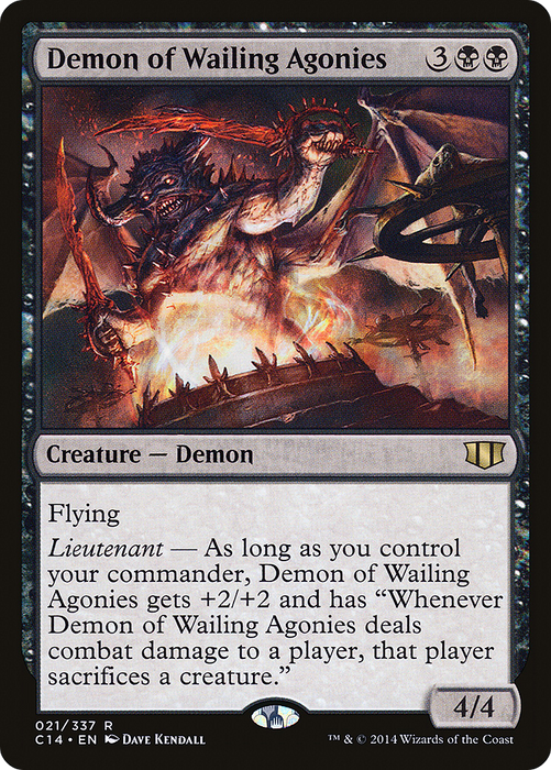 Demon of Wailing Agonies (C14-021) - rare