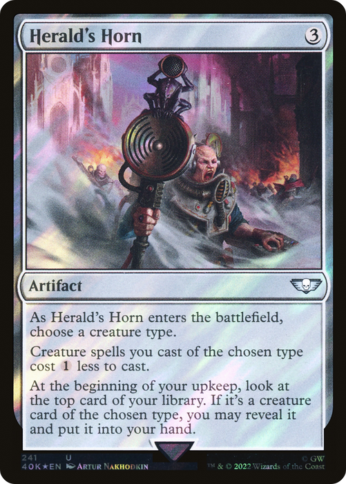 Herald's Horn (40K-241★) - uncommon - Foil