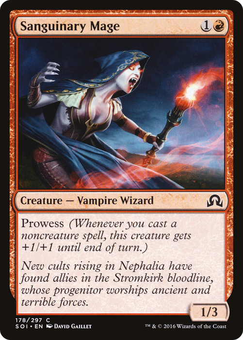 Sanguinary Mage (SOI-178) - common - Foil