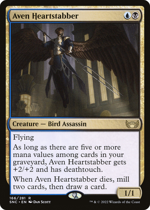 Aven Heartstabber (SNC-166) - rare - Foil