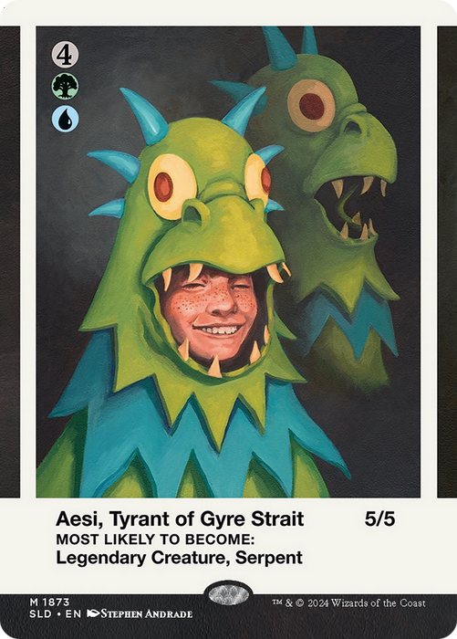 Aesi, Tyrant of Gyre Strait (SLD-1873) - mythic