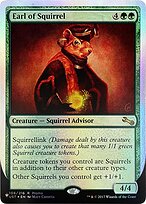 Earl of Squirrel (LIST-108) - rare - Foil