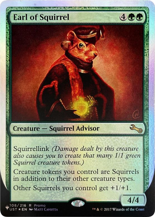 Earl of Squirrel (LIST-108) - rare - Foil