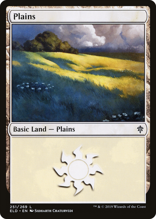 Plains (ELD-251) - common - Foil