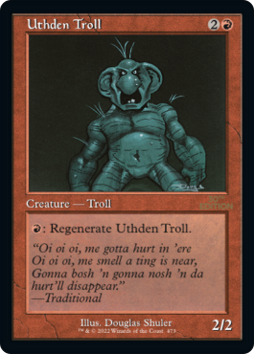 Uthden Troll (30A-473) - uncommon