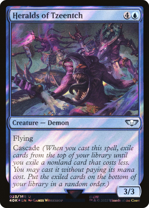 Heralds of Tzeentch (40K-23★) - uncommon - Foil