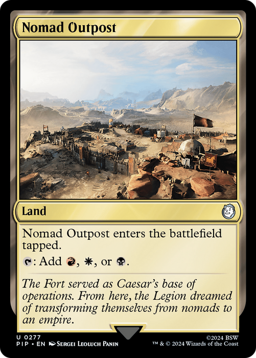 Nomad Outpost (PIP-277) - uncommon - Foil