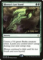 Rhonas's Last Stand (PRE-132S) - rare - Foil
