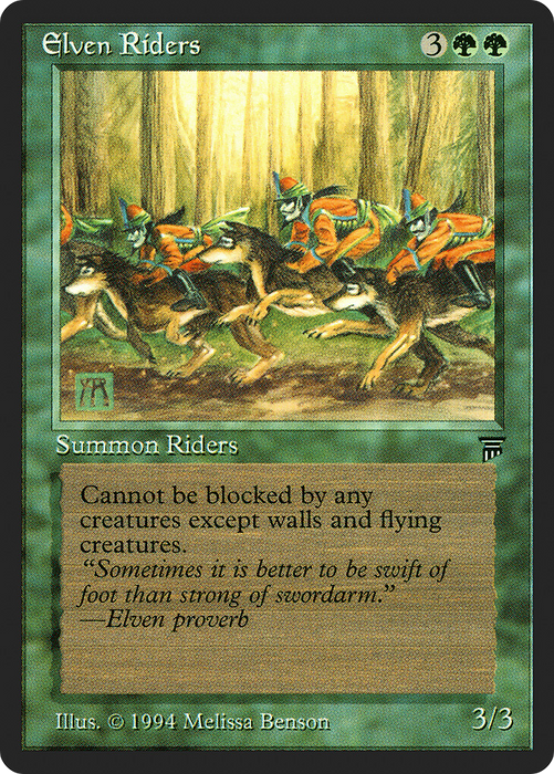 Elven Riders (LEG-183) - rare