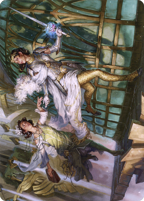 Daring Escape // Daring Escape (ASNC-018) - common (Borderless) - Foil