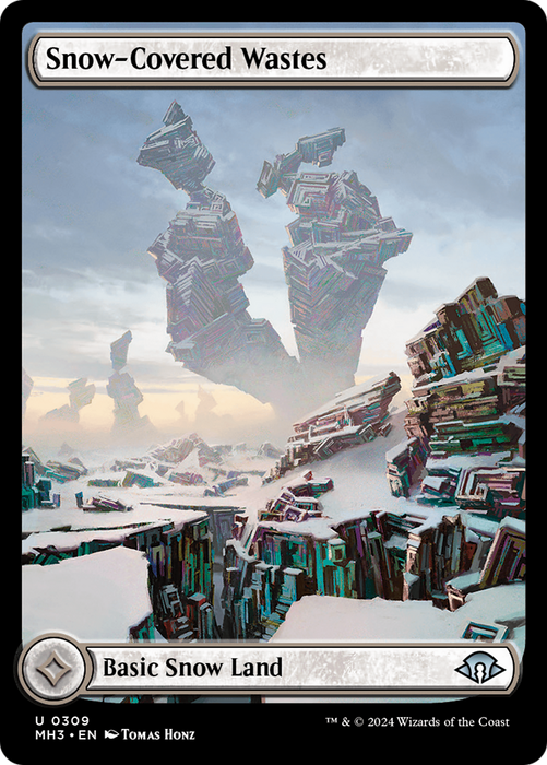 Snow-Covered Wastes (MH3-309) - uncommon - Foil