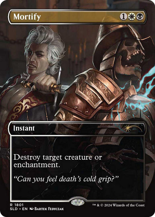 Mortify (SLD-1801) - rare (Borderless) - Foil