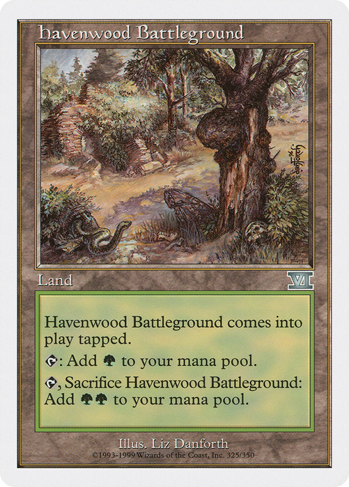 Havenwood Battleground (6ED-325) - uncommon