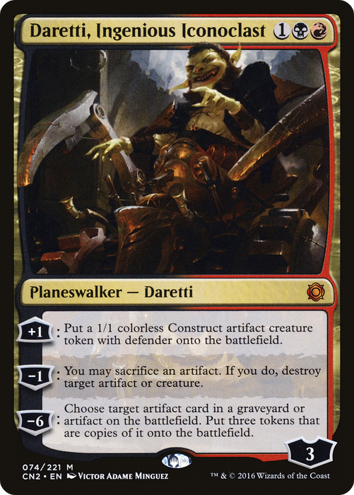 Daretti, Ingenious Iconoclast (CN2-074) - mythic