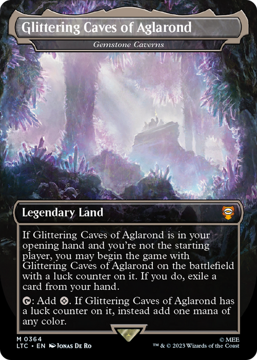 Gemstone Caverns (LTC-364) - mythic / Glittering Caves of Aglarond (Borderless) - Foil