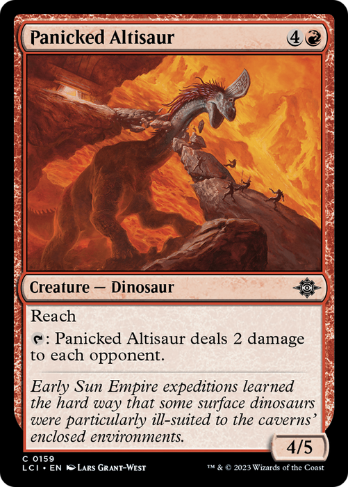 Panicked Altisaur (LCI-159) - common - Foil